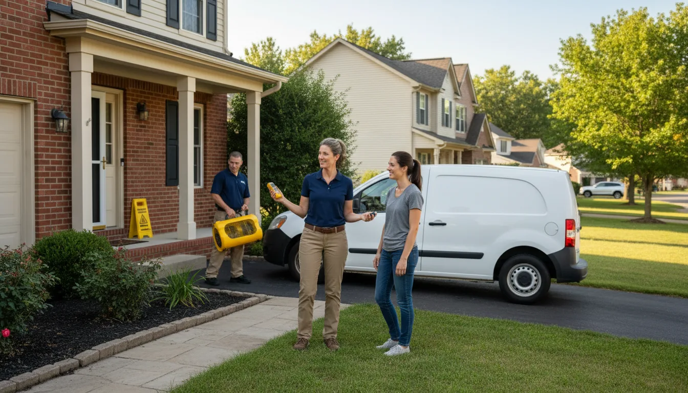 Water restoration image for Water Damage & Restoration Services in Mcbrides, MI
